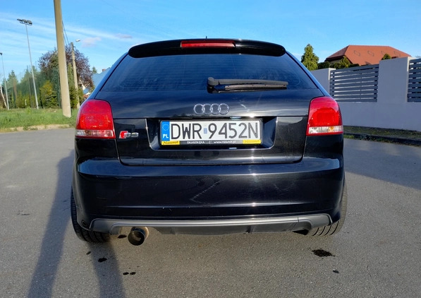 Audi S3 cena 36999 przebieg: 218257, rok produkcji 2007 z Siechnice małe 379